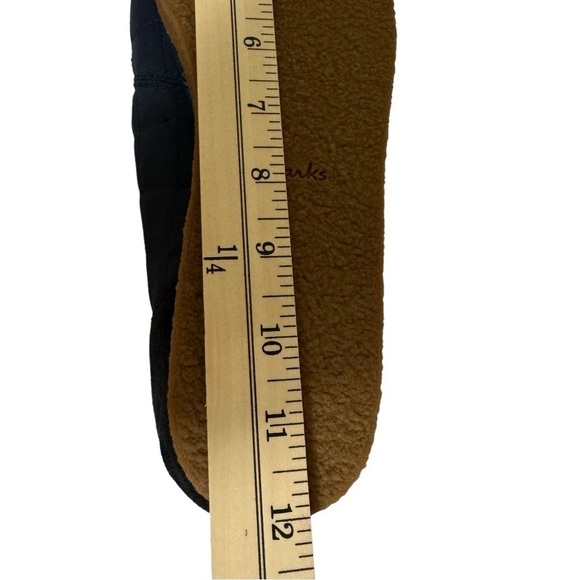 NIB Clarks Shacre II Step Moc Slip-On Suede Textile Loafers Blue Size 12 Wide - Picture 10 of 15